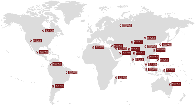 熙美诚品业务分布范围地图